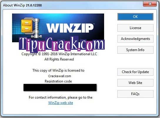 winzip activation code 16.0